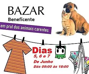 Bazar ajudará animais resgatados em Itu
