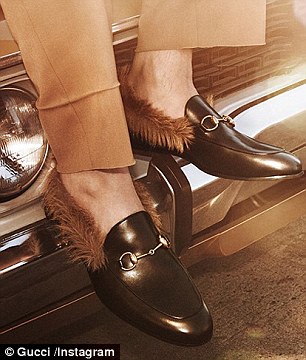 Os calçados custam entre 900 e 1500 dólares australianos. Foto: Gucci/Instagram