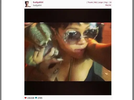Foto: Instagram de Rihanna