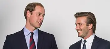 O Duque de Cambridge e o ex-futebolista deram a cara pela WildAid. (Foto: Reprodução)