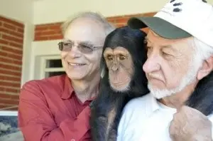Peter Singer, chimpanzé Suzi e Pedro Ynterian