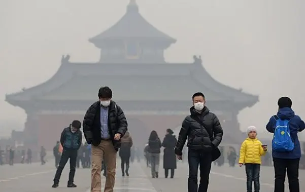 a poluição atmosférica na China é uma das mais perigosas do mundo.